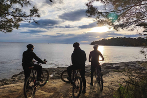 Rundtur med e-cykel i fästningen i Pula