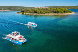 Punat: Golden Beachin & Plavnikin luonnonrantojen venekierros
