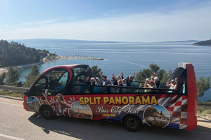 Sightseeing i Split: Åben bus, Vidilica og byvandring med audioguide