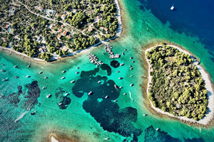 Split : excursion en hors-bord à Trogir, au Lagon Bleu et à Labaduza