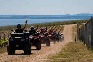 Zadar: Off-Road Quad Adventure to Nin with Swim Stop