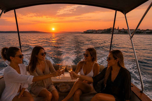 Zadar: Venekierros auringon laskiessa ja saaristokierros ilmaisilla juomilla