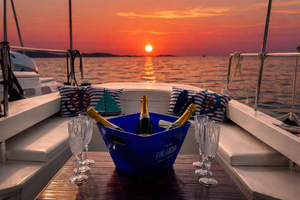 ⭐️ Zadar: Båttur ved solnedgang med champagne!