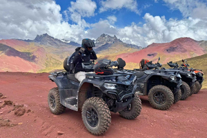 Cusco: Rainbow Mountain ATV Tour with Meals & Photos