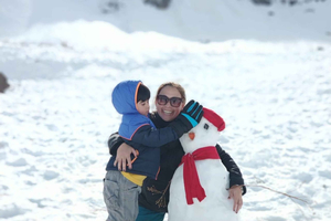 From Santiago: Andes Mountains, Sledding Fun, and Lunch