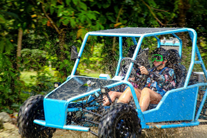 Puerto Plata Buggy Tour: Waterfalls, Beach and Free Pick-Up