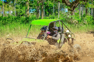 Punta Cana: Buggy or ATV Tour with Cenote & Beach Stops