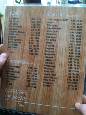 Bar Café Los Poetas