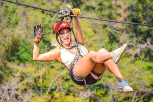 Puerto Vallarta: Canopy Tour med zipline og hurtigbåttur