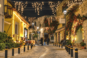 Depuis Larnaca : village de Noël de Lefkara et visite de la côte