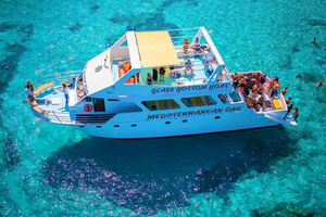 Latchi: Blue Lagoon Mediterranean One Boat Cruise