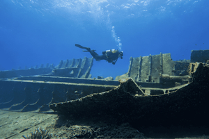Limassol: Dykning till skeppsvrak med guide