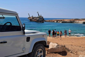 Paphos :Akamas Jeep Safari with cruise to the Blue Lagoon