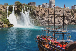 Antalya: Pirate Boat Trip, Swimming Stops & Duden Waterfall