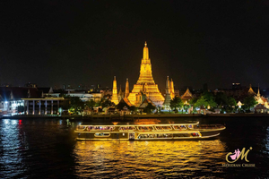 Bangkok: Chao Phraya Meridian Buffet Dinner Cruise & Music