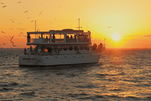 Destin: Delfin-Bootstour bei Sonnenuntergang an Bord der „Southern Star“