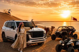 Doha: ATV, Quad/Buggy Dune Bashing, Camel Ride, Sandboarding.