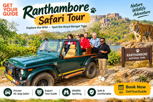 From Delhi - 3-Day Ranthambore Tiger Safari & Wildlife Tour