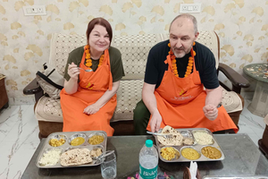 lezione di cucina indiana in casa con pasto