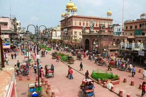 privétour van een halfdaagse rondleiding door het historische centrum van Oud-Delhi