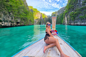Privat longtail-tur fra Phi Phi: Maya Bay, Pileh Lagoon og snorkling