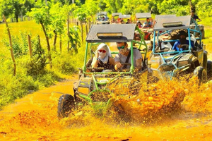 Buggies of quads in Macao vanuit Santo Domingo, Boca Chica en Juan Dolio, volledige dag
