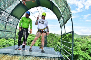 Fra Punta Cana: Zipline-eventyr