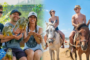 Hästridning och rundtur på Monkey Island med upphämtning i Puerto Plata