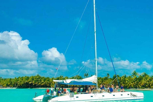Juan Dolio: Dagsutflykt till Saona Island med lunch och öppen bar