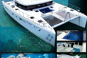 Private catamaran for groups with Lunch & Drinks