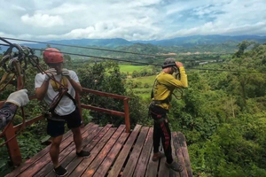 Privé: Punta Cana Jungle 12-kabel zipline-avontuur