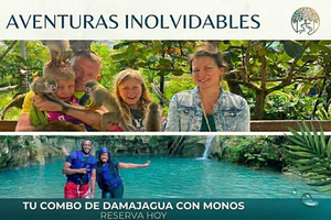 Puerto Plata: Tur till Damajaguas sju vattenfall och MonkeyHome