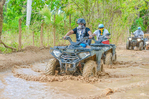 Punta Cana: ATV Tour with Taino Cave & Macao Beach