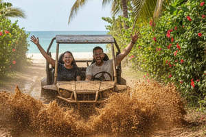 Punta Cana: tour de 1 día en buggy, cenote y playa Macao
