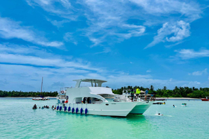 Croisière privée en catamaran à Punta Cana, open bar et plongée avec tuba