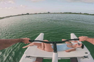 Punta Cana: Water Bike Tour with Snorkeling and Lunch