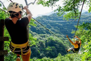 Punta Cana: Zipline-Abenteuer mit Hotelabholung