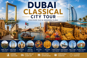 City Tour with Souks, Abra Ride & Photo Stops
