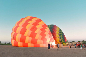 Desert Sunrise Hot Air Balloon Ride with Transfers
