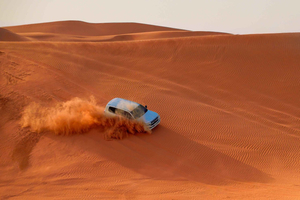 Dubai: Desert Safari, Dune Buggy, Sandboarding, Camels & BBQ