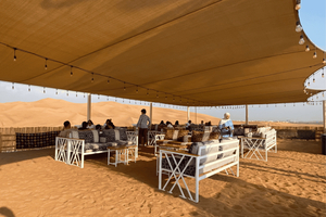 Dubai: Private Desert Buggy Tour, Camel Ride & Sandboarding