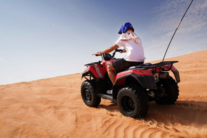 Dubai: Red Dunes Tour on Quad or Side by Side ATV Ride
