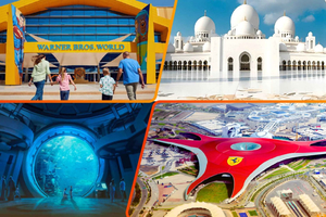 Dubai: Sheikh Zayed Mosque & Ferrari World Entry w/ Transfer