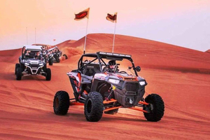 VIP Desert Safari QuadBiking, Camel Ride, BBQ & Shows