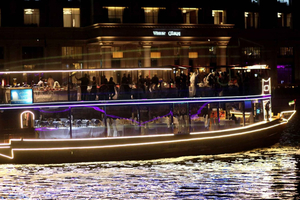 Luxury Canal Dinner Cruise with Optional Transfers