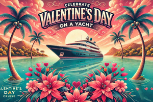 Valentine’s Day Yacht Cruise : a Private 50FT Yacht Escape