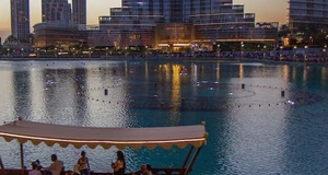 The Dubai Fountain Show and Lake Ride