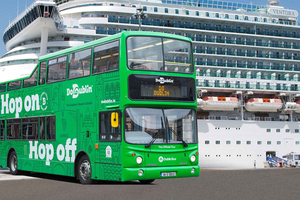 Dublín: Excursión en Crucero Hop-On Hop-Off Tour & Billete de Tren