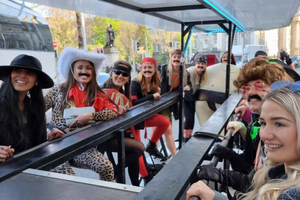 Dublin : tournée privée des bars en vélo à pédales avec musique et boissons