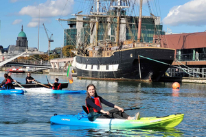 Kanu- und Kajak-Tour auf dem Fluss Liffey